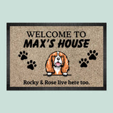 Welcome To Dog House Dog Doormat K228 888241
