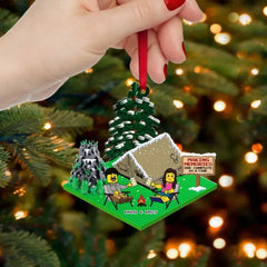 MAKING MEMORIES-PERSONALIZED ACRYLIC ORNAMENT- GIFT FOR HIM/ GIFT FOR HER- CHRISTMAS GIFT CAMPING COUPLE ORNAMENT