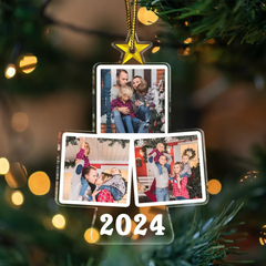 Custom Photo Christmas Tree - Personalized Custom Shaped Acrylic Ornament