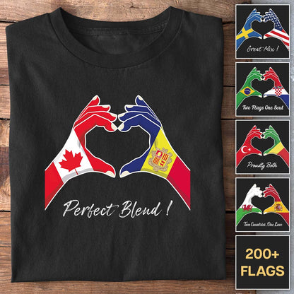 Heart of Two Hands - Customizable T-Shirt