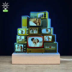 Couple, Your Love Journey Memories with Custom Photo Couple 3D Led Light, Valentine Gift, Couple Gift