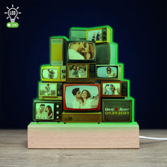 Couple, Your Love Journey Memories with Custom Photo Couple 3D Led Light, Valentine Gift, Couple Gift