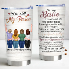 Besties - You Are Irreplaceable - Personalized Tumbler - Gift For Besties