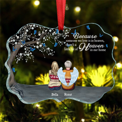 Family - I Am Always With You - Personalized Transparent Ornament