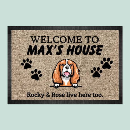 Welcome To Dog House Dog Doormat K228 888241