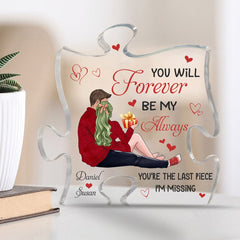 You Will Forever Be My Always Valentine's Day Transparent Plaque Personalized Gift TA29 890197