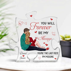 You Will Forever Be My Always Valentine's Day Transparent Plaque Personalized Gift TA29 890197