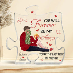 You Will Forever Be My Always Valentine's Day Transparent Plaque Personalized Gift TA29 890197